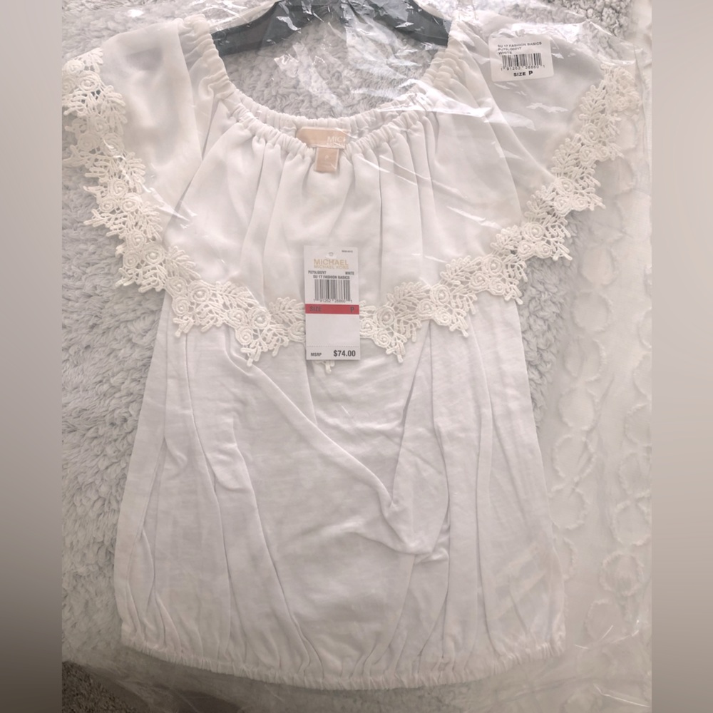 Michael Kors white Top with lace